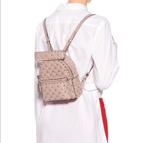 (Sold)Valentino mini quilted rockstud backpack - Picture 7 of 7